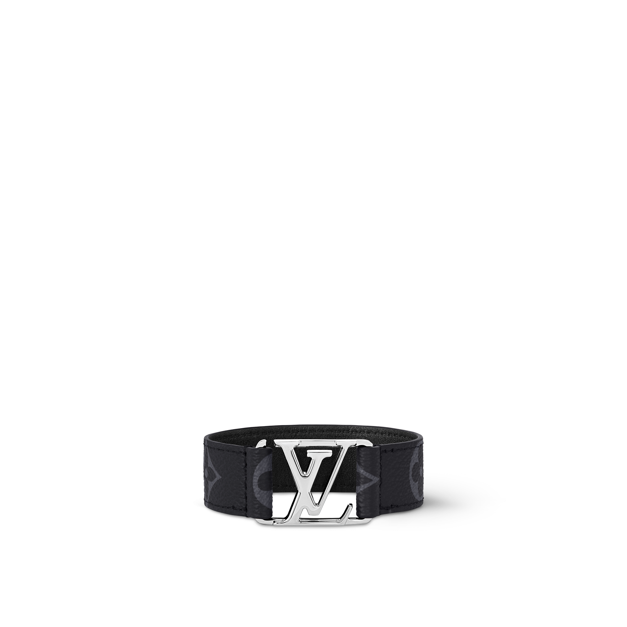 Louis Vuitton Hockenheim Bracelet Monogram Eclipse offers Canvas and Metal